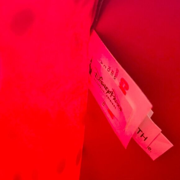 Disney Parks Minnie Mouse Purse Beaded Handle Heart Polka Dots Flaws - Picture 12 of 16